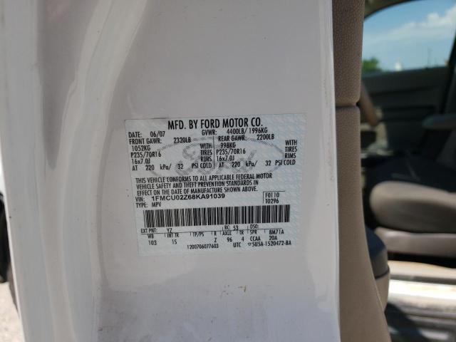 Photo 10 from auction – 2008 FORD ESCAPE XLS with VIN 1FMCU02Z68KA91039