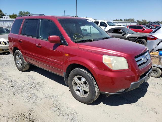 HONDA PILOT EX 2006 with VIN 5FNYF28596B013465 - Photo from auction