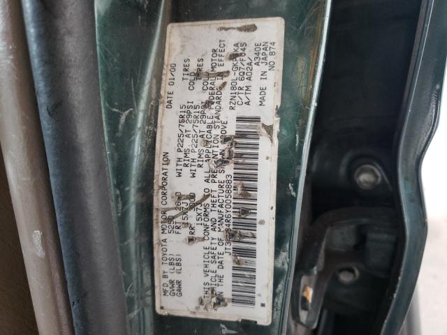 Photo 10 from auction – 2000 TOYOTA 4RUNNER with VIN JT3GM84R6Y0058883