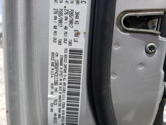 Photo 10 from auction – 2012 DODGE RAM 1500 S with VIN 1C6RD6FP4CS113386