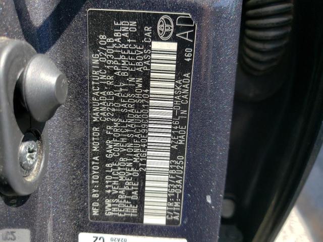 Photo 10 from auction – 2009 TOYOTA MATRIX with VIN 2T1GE40E99C001704