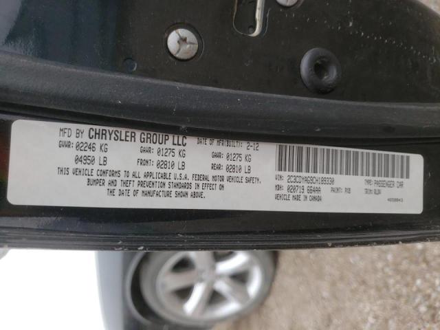 Photo 10 from auction – 2012 DODGE CHALLENGER with VIN 2C3CDYAG9CH189330