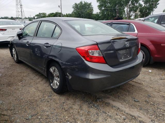Photo 3 from auction – 2012 HONDA CIVIC LX with VIN 2HGFB2F56CH333517