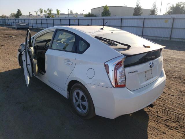 Photo 3 from auction – 2014 TOYOTA PRIUS with VIN JTDKN3DU2E1744600