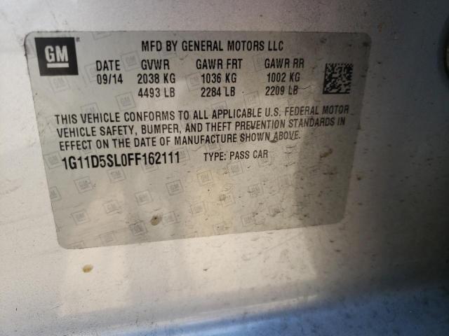 Photo 10 from auction – 2015 CHEVROLET MALIBU 2LT with VIN 1G11D5SL0FF162111
