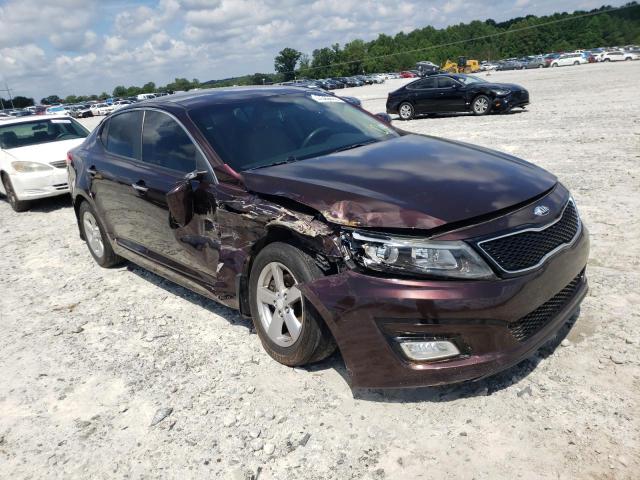 KIA OPTIMA LX 2014 with VIN 5XXGM4A75EG301147 - Photo from auction