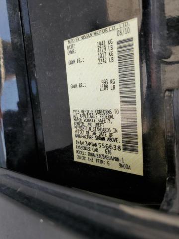 Photo 10 from auction – 2010 NISSAN ALTIMA BAS with VIN 1N4AL2AP3AN556638