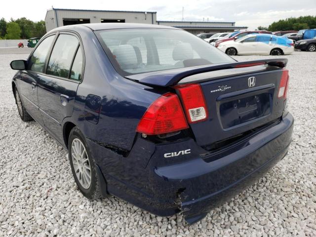 Photo 3 from auction – 2005 HONDA CIVIC EX with VIN 2HGES26795H538376