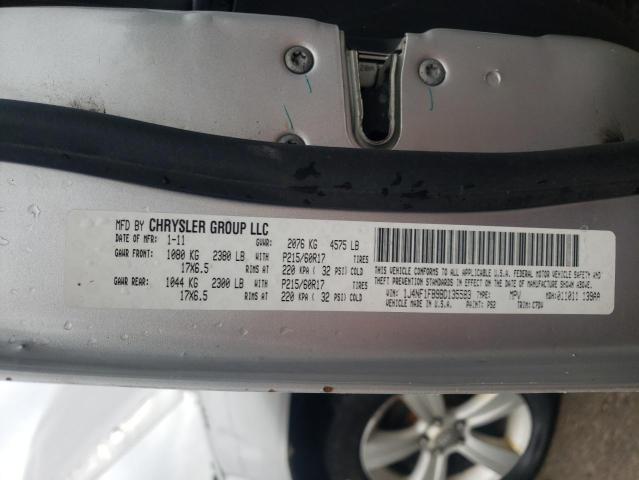 Photo 10 from auction – 2011 JEEP COMPASS SP with VIN 1J4NF1FB9BD135583