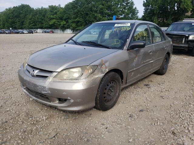 Photo 2 from auction – 2004 HONDA CIVIC LX with VIN 2HGES16544H503607