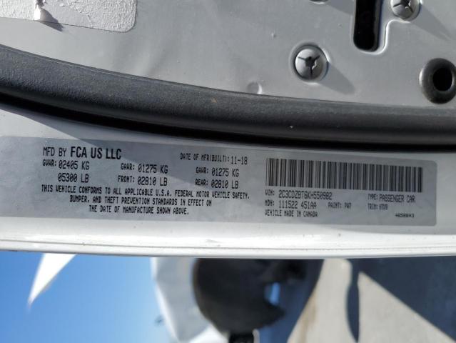 Photo 10 from auction – 2019 DODGE CHALLENGER with VIN 2C3CDZBT6KH550982