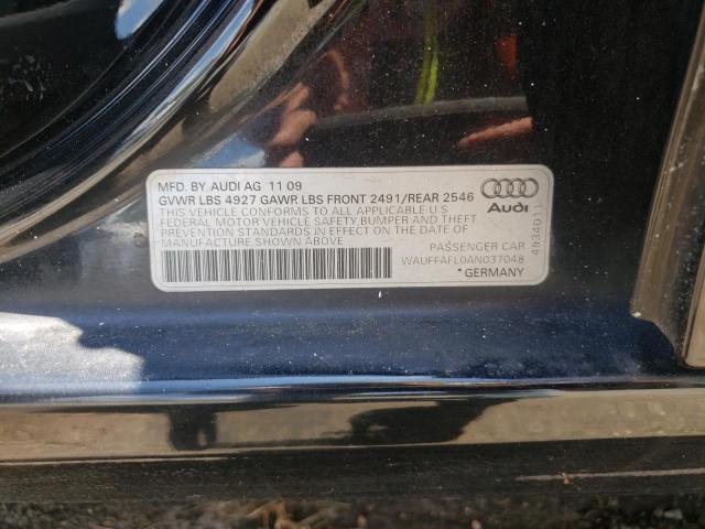 Photo 10 from auction – 2010 AUDI A4 PREMIUM with VIN WAUFFAFL0AN037048