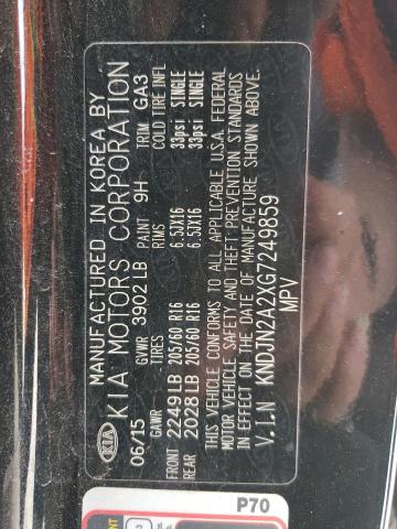 Photo 10 from auction – 2016 KIA SOUL with VIN KNDJN2A2XG7249859