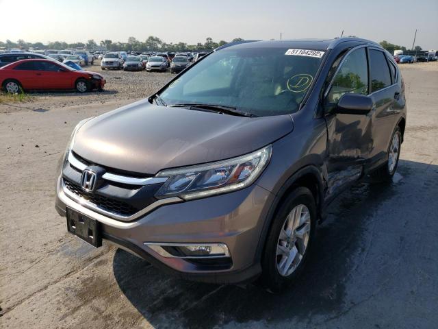 Photo 2 from auction – 2015 HONDA CR-V EXL with VIN 5J6RM4H70FL010128