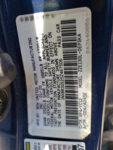 Photo 10 from auction – 2005 TOYOTA COROLLA CE with VIN 1NXBR32E25Z467506