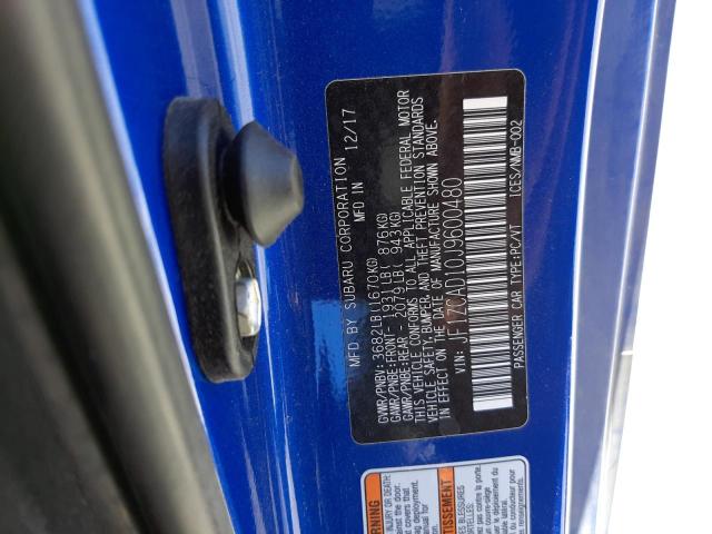 Photo 10 from auction – 2018 SUBARU BRZ 2.0 TS with VIN JF1ZCAD10J9600480