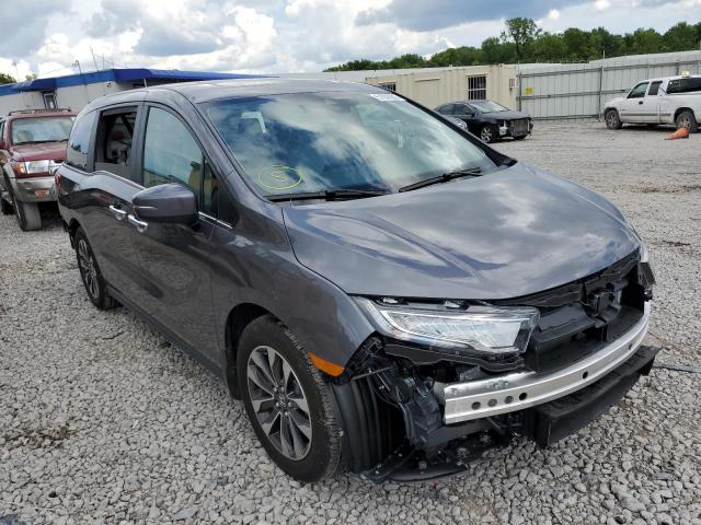 HONDA ODYSSEY EX 2022 with VIN 5FNRL6H75NB046502 - Photo from auction