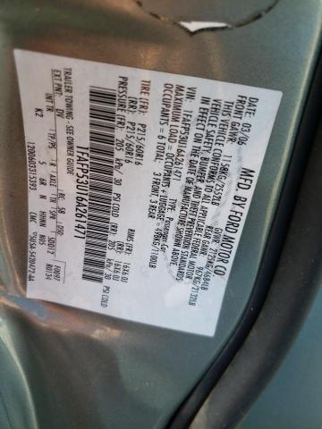Photo 10 from auction – 2006 FORD TAURUS SE with VIN 1FAFP53U16A261471