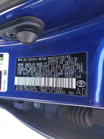 Photo 10 from auction – 2017 TOYOTA COROLLA L with VIN 2T1BURHE7HC775687
