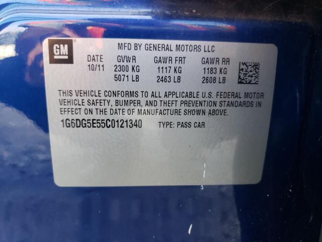 Photo 10 from auction – 2012 CADILLAC CTS LUXURY with VIN 1G6DG5E55C0121340