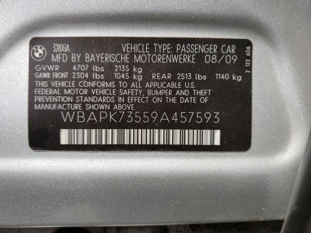 Photo 10 from auction – 2009 BMW 328 XI with VIN WBAPK73559A457593