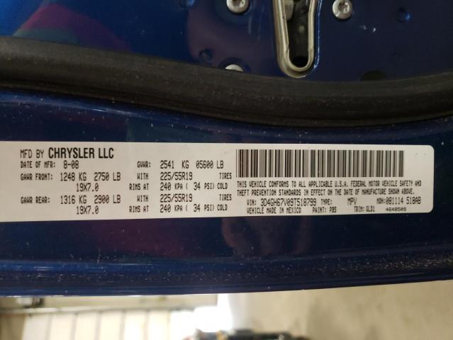 Photo 10 from auction – 2009 DODGE JOURNEY R/ with VIN 3D4GH67V09T518799