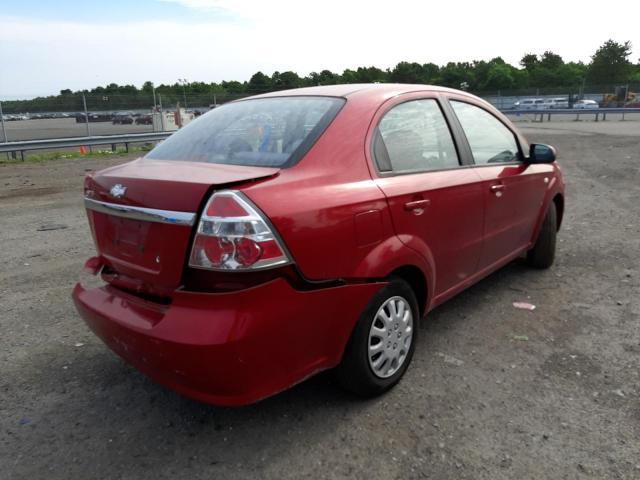 Photo 4 from auction – 2008 CHEVROLET AVEO BASE with VIN KL1TD56608B046722