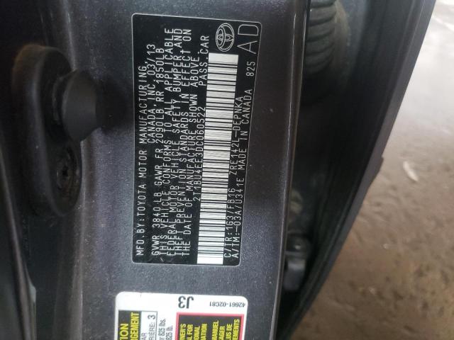 Photo 10 from auction – 2013 TOYOTA COROLLA BA with VIN 2T1BU4EE3DC060522