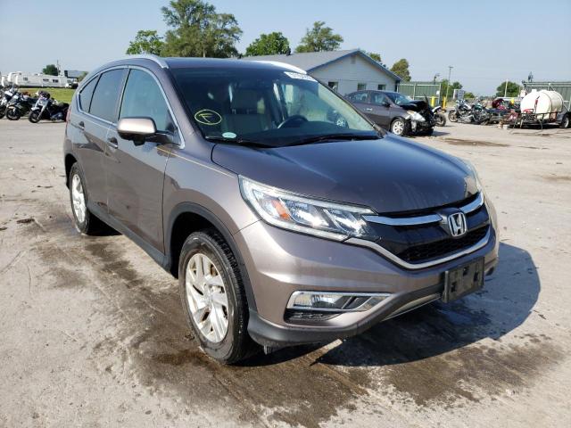 HONDA CR-V EXL 2015 with VIN 5J6RM4H70FL010128 - Photo from auction