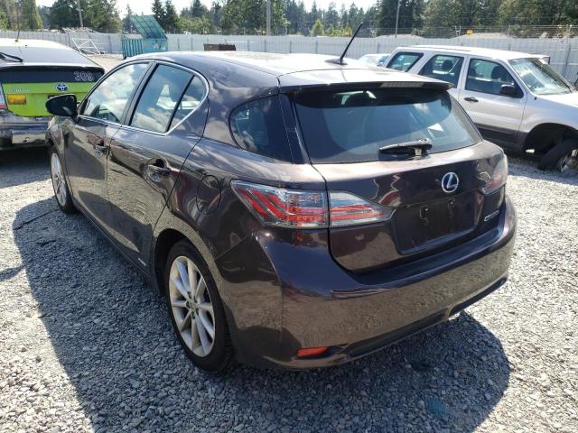 Photo 3 from auction – 2011 LEXUS CT 200 with VIN JTHKD5BH4B2043548