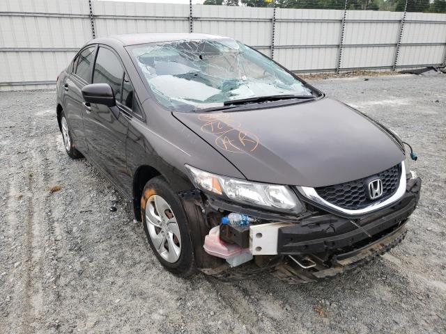 HONDA CIVIC LX 2014 with VIN 2HGFB2F52EH532986 - Photo from auction