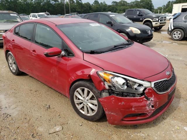 KIA FORTE LX 2014 with VIN KNAFX4A64E5115613 - Photo from auction