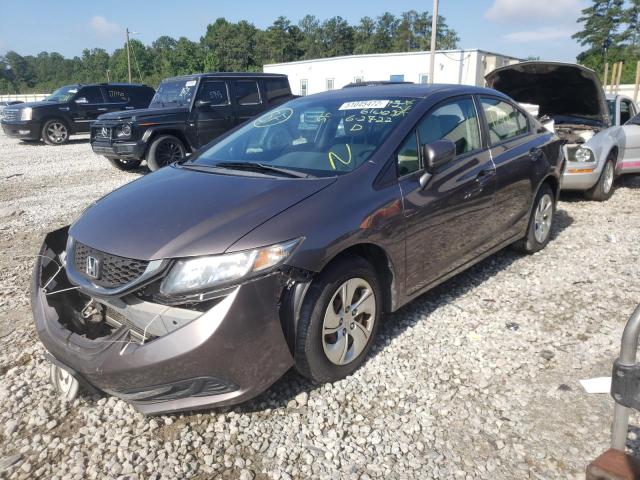 Photo 2 from auction – 2014 HONDA CIVIC LX with VIN 19XFB2F5XEE228492