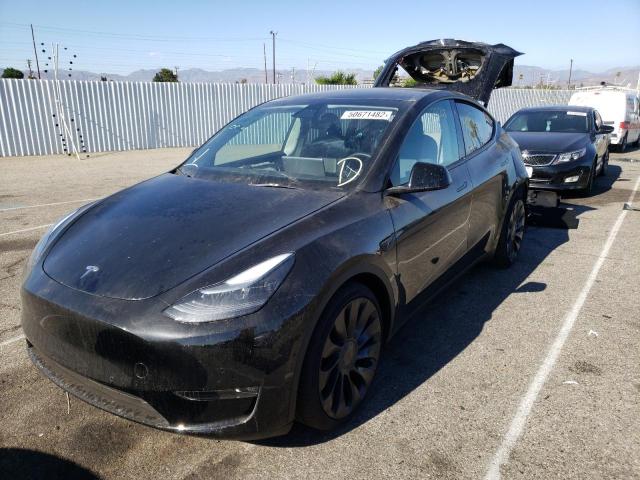 Photo 2 from auction – 2022 TESLA MODEL Y with VIN 7SAYGDEF4NF409195