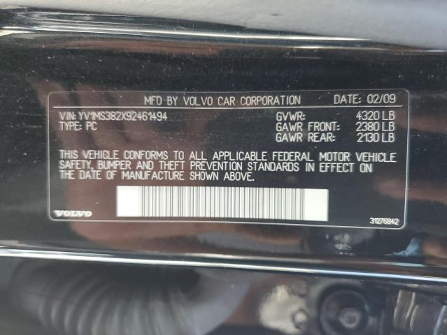 Photo 10 from auction – 2009 VOLVO S40 2.4I with VIN YV1MS382X92461494