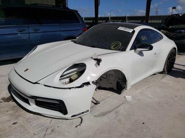 Photo 2 from auction – 2021 PORSCHE 911 CARRER with VIN WP0AA2A93MS205770