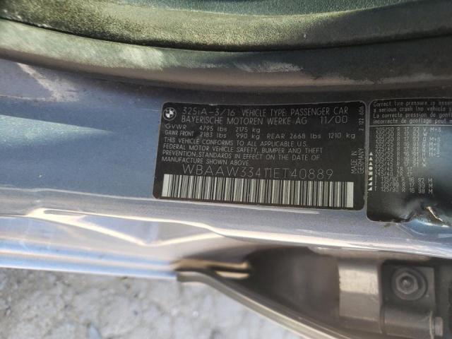Photo 10 from auction – 2001 BMW 325 IT with VIN WBAAW33411ET40889