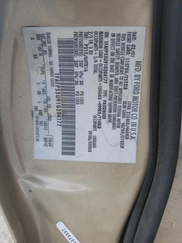 Photo 10 from auction – 2001 FORD TAURUS SES with VIN 1FAFP55U91G204177