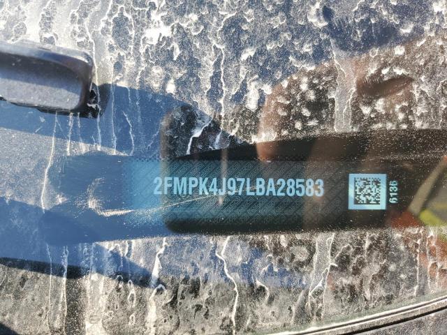 Photo 10 from auction – 2020 FORD EDGE SEL with VIN 2FMPK4J97LBA28583