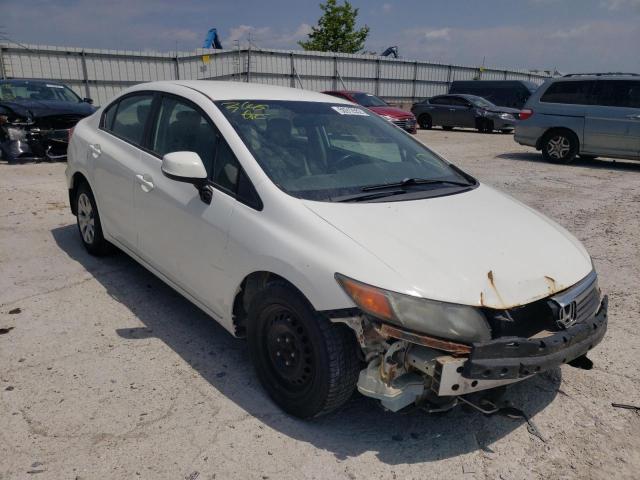 HONDA CIVIC LX 2012 with VIN 19XFB2F54CE061687 - Photo from auction