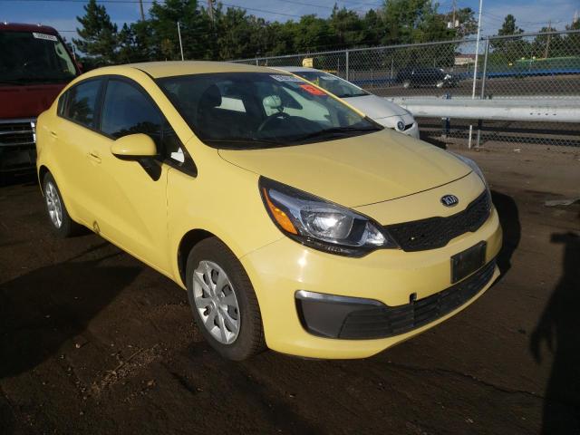 KIA RIO LX 2016 with VIN KNADM4A36G6646430 - Photo from auction