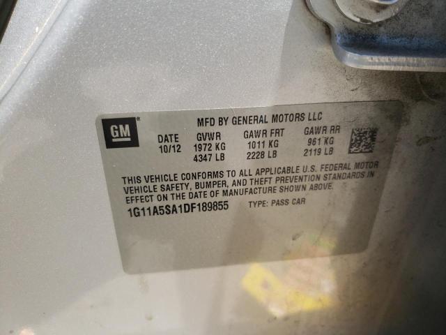 Photo 10 from auction – 2013 CHEVROLET MALIBU LS with VIN 1G11A5SA1DF189855