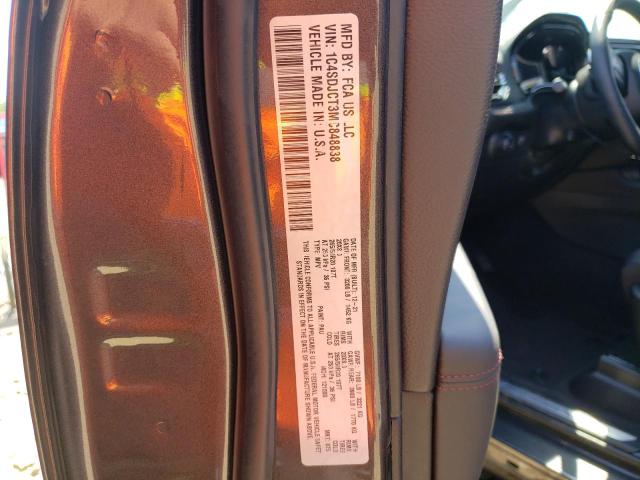 Photo 10 from auction – 2021 DODGE DURANGO R/ with VIN 1C4SDJCT3MC848838