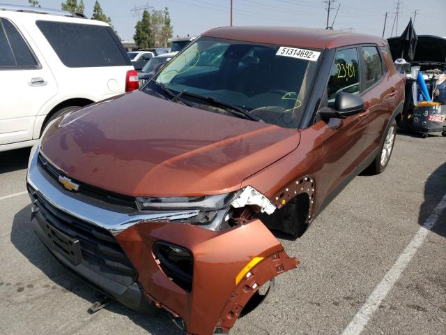 Photo 2 from auction – 2021 CHEVROLET TRAILBLAZE with VIN KL79MMS23MB045197