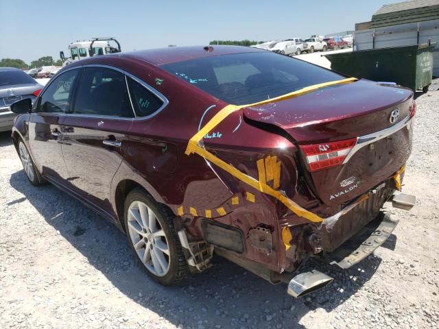 Photo 3 from auction – 2013 TOYOTA AVALON BAS with VIN 4T1BK1EB5DU026588