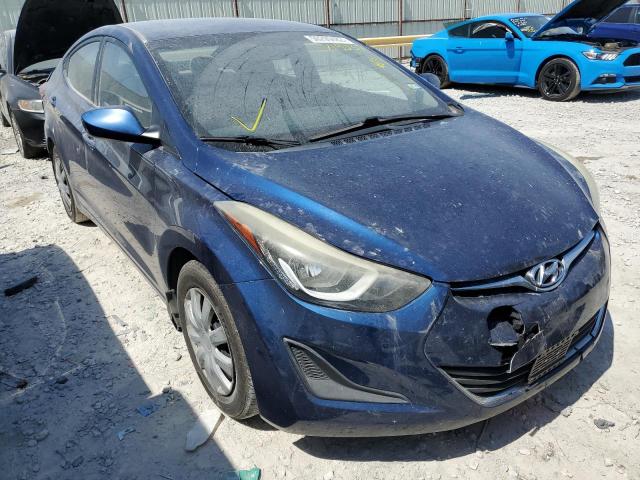 HYUNDAI ELANTRA SE 2016 with VIN 5NPDH4AEXGH719037 - Photo from auction