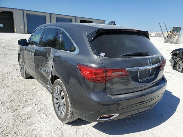 Photo 3 from auction – 2014 ACURA MDX TECHNO with VIN 5FRYD3H62EB014345