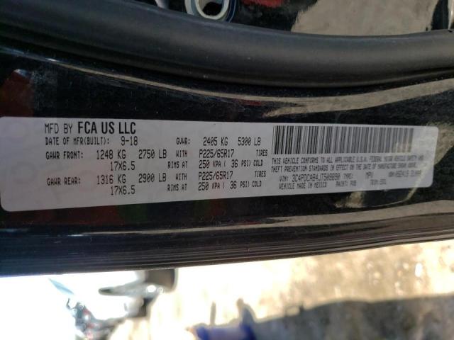 Photo 10 from auction – 2018 DODGE JOURNEY SE with VIN 3C4PDCAB4JT509890