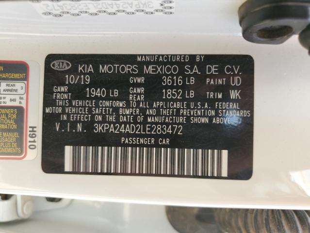 Photo 10 from auction – 2020 KIA RIO with VIN 3KPA24AD2LE283472
