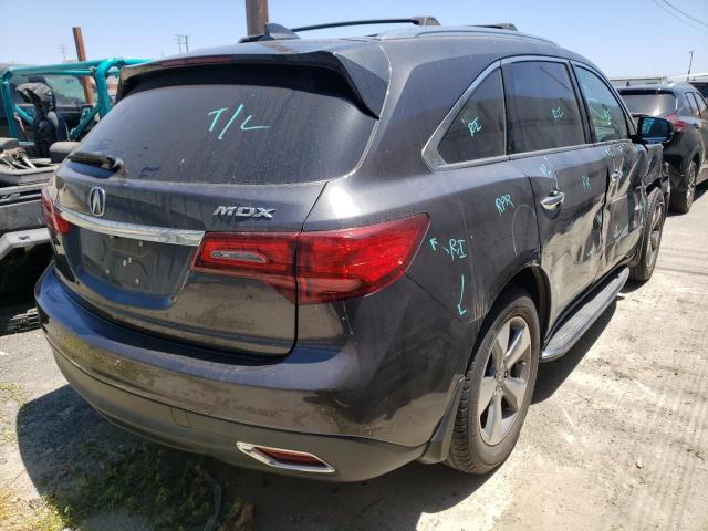 Photo 4 from auction – 2014 ACURA MDX with VIN 5FRYD3H29EB012864